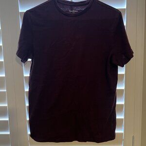 Goodfellow Size Small (S) Men's Classic Purple Short Sleeve Crew Neck T-Shirt